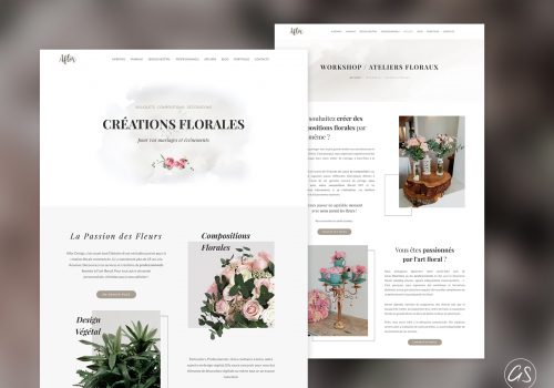 Site Web Aflor Design - Fleuriste Et Designer Végétal à La Réunion
